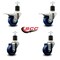 Service Caster 3'' Solid Poly Swivel 1-7/8'' Expanding Stem Caster Set 2 Total Lock Brakes, 4PK SCC-EXTTL20S314-SPUS-2-S-2-178 - alternate 2